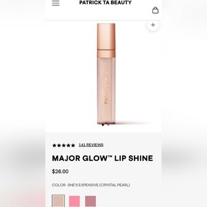 Patrick Ta Major Glow Lip Shine